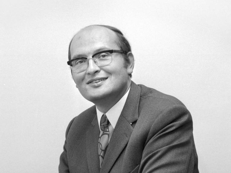 Porträt Herbert Schmalstieg.  Foto von Wilhelm Hauschild, 1971